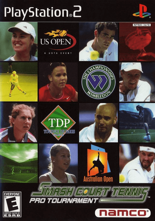 Smash Court Tennis Pro Tournament box art for Playstation 2